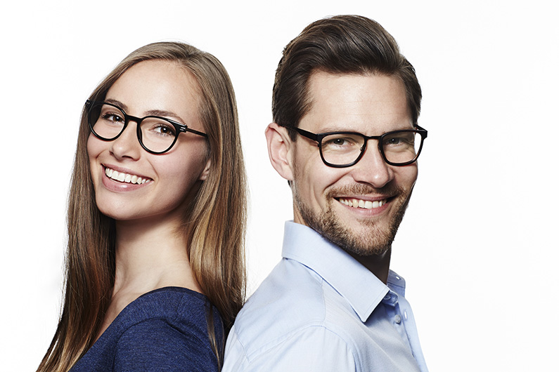 Beautiful couple in spectacles, portrait VisualEyes based out of Ankeny Iowa, IA 50023